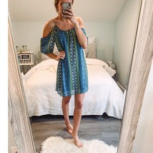 COLD SHOULDER DRESS